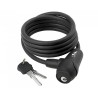 ZÁMEK M-WAVE 8X1500 SPIRÁLA ČERNÝ
