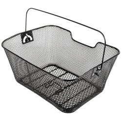 KOŠ NA NOSIČ 40X30X18 ČERNÝ S RUKOJETÍ