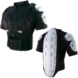 KL - HAMMER JACKET oblek, chránič páteře, těla IXS bílý