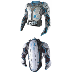 M-L - BATTLE JACKET EVO LADY oblek, chránič páteře, těla, rukou IXS