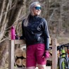 FLOWY BIKE dámská cyklistická větrovka  bílá, černá