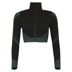 GEMA CROP LS dámská bezešvá mikina