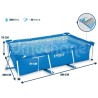 INTEX Rectangular Frame Pool 300x200x75cm