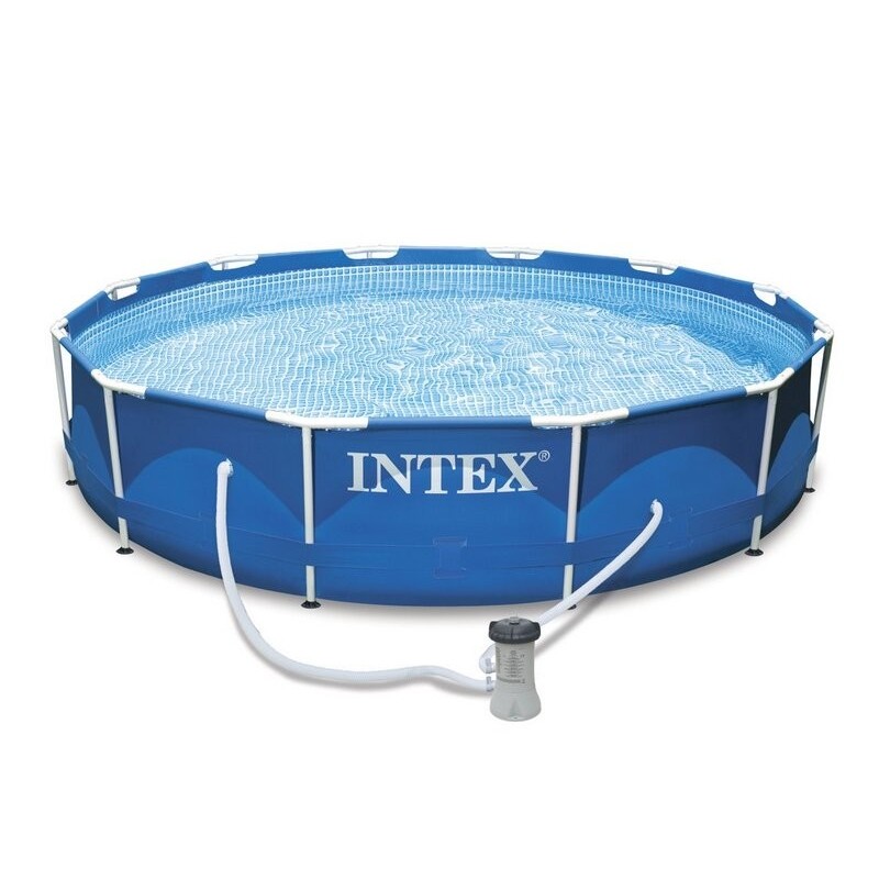 Bazén INTEX Metal Frame 3,66 x 0,76 m s kartušovou filtrací Bazén INTEX Metal Frame 3,66 x 0,76 m s kartušovou filtrací