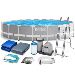 INTEX Zahradní bazén  Prism Frame 610 x 132 cm s kartušovou filtrací