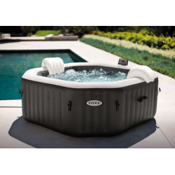 INTEX Jet and Bubble Deluxe Nafukovací vířivka 201x71cm  + solinátor