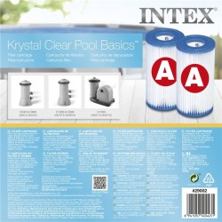 INTEX Papírová vložka do filtru 2ks, model A