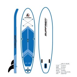 Paddleboard K12 12'x32"x6" single layer, single chamber