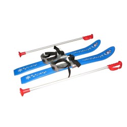 Dětské lyže BABY SKI 90 cm kluzky modré,červené,žluté,fialové,zelené