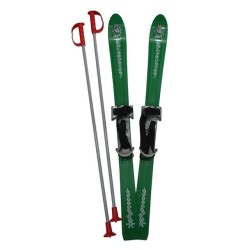 Dětské lyže BABY SKI 70 cm kluzky fialové,modré,zelené