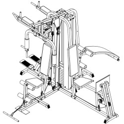 Posilovací věž čtyřpozicová HG4800