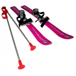 Dětské lyže BABY SKI 70 cm kluzky fialové,modré,zelené