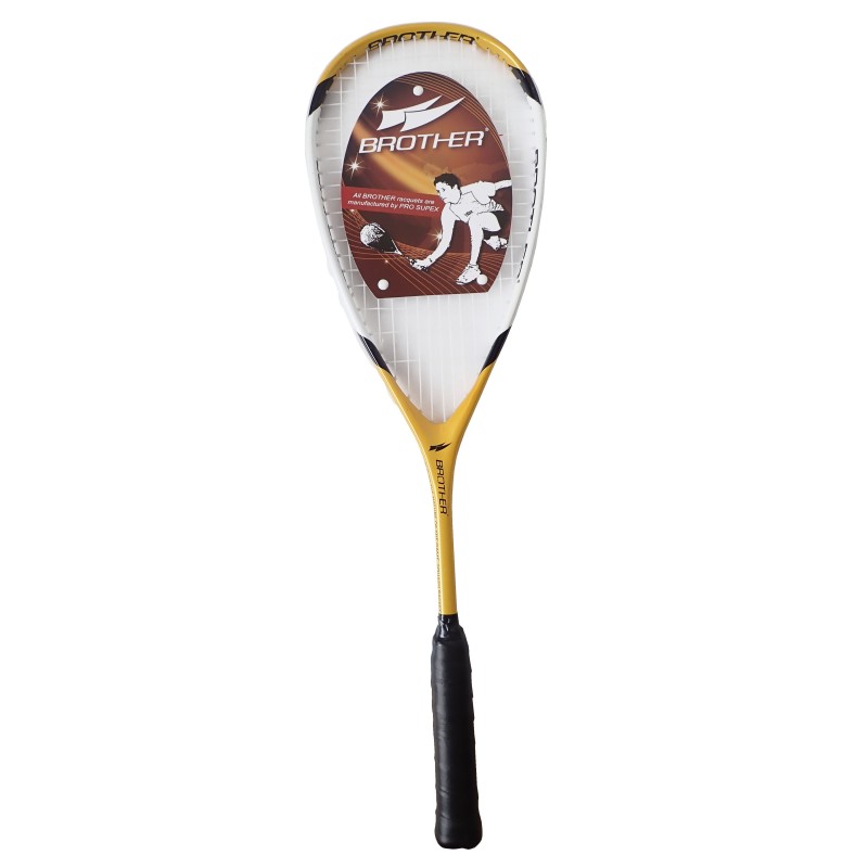 Squashová raketa Brother COMPOSTE 195 g žlutá Squashová raketa Brother COMPOSTE 195 g žlutá