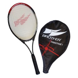Tenisová raketa Brother s hliníkovým rámem červená 307 g