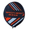 Badmintonová pálka s ocelovým rámem oranžová G315