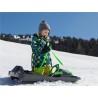 KHW Dětské boby s volantem Snow Fox modré, růžové, černé