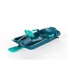 Boby dětské řiditelné s volantem Skibob SKIPPER titan modrá
