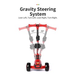 FERRARI 2v1 TWIST SCOOTER FXK29 tříkolka se sedátkem
