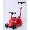FERRARI 4v1 TWIST SCOOTER FXK92-1 multifunkční koloběžka černá, červená