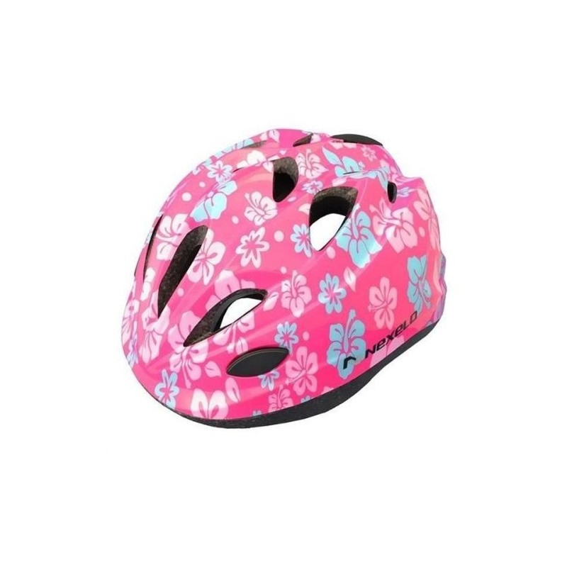 PŘILBA NEXELO FUNNY RŮŽOVÁ KVĚTY S 48 - 52 cm PŘILBA NEXELO FUNNY RŮŽOVÁ KVĚTY S 48 - 52 cm
