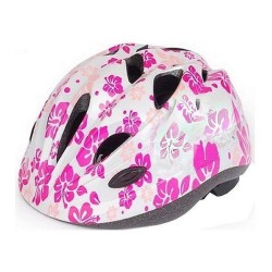 PŘILBA NEXELO FUNNY BÍLÁ KVĚTY S 48 - 52 cm