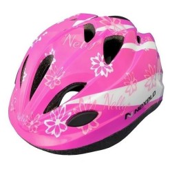 PŘILBA NEXELO FUNNY RŮŽOVO-BÍLÁ KVĚTY S 48 - 52 cm