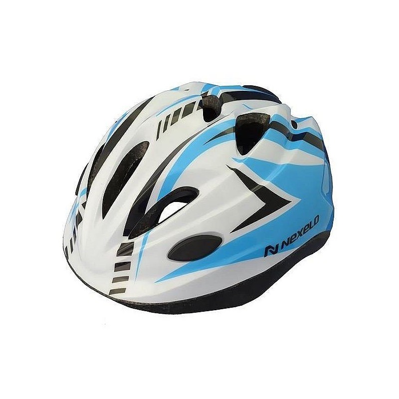 PŘILBA NEXELO FUNNY BÍLO-MODRÁ S 48 - 52 cm PŘILBA NEXELO FUNNY BÍLO-MODRÁ S 48 - 52 cm