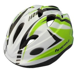 PŘILBA NEXELO FUNNY BÍLO-ZELENÁ S 48 - 52 cm